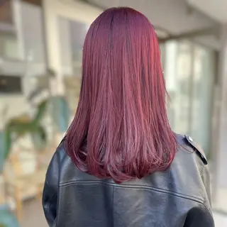 セミロング カラー kana ブリーチなしカラー✨のヘアスタイル