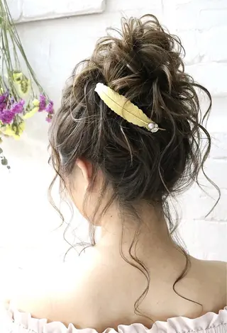 ロング まつパ・ヘアセット ♡Chinami♡のマツエク・マツパデザイン