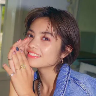 ショート レイヤー/パーマ/ 艶カラー/💚千琴のヘアスタイル