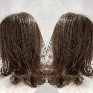 ミディアム ANDO HIKARIのヘアスタイル