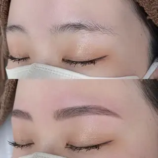 ヘアアレンジ メンズ マツエク・マツパ アイブロウ BEIGE 金山 🌹RUKAのマツエク・マツパデザイン