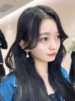 ミディアム カラー 韓国ヘア/レイヤー/ 顔まわり/りょーとのヘアスタイル