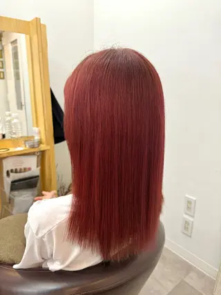 ミディアム LENA/原宿/ブリ ーチなしWカラー🌼のヘアスタイル