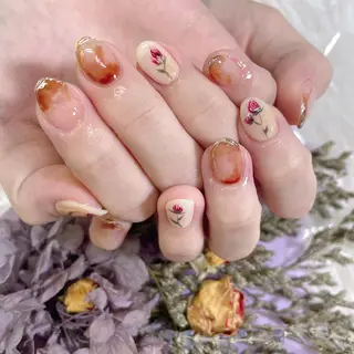 ネイル 🦋ネイルサロン ブラン🌈ゆりのネイルデザイン