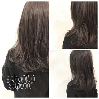 ロング カラー 平川 友希子のヘアスタイル