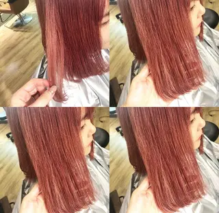 ミディアム 矢吹 百花のヘアスタイル