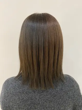 ミディアム 韓国ヘア🇰🇷竹本 優希のヘアスタイル