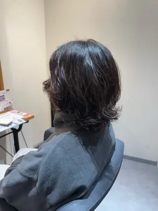 ミディアム 髪質改善透明感カラー ayukaのヘアスタイル