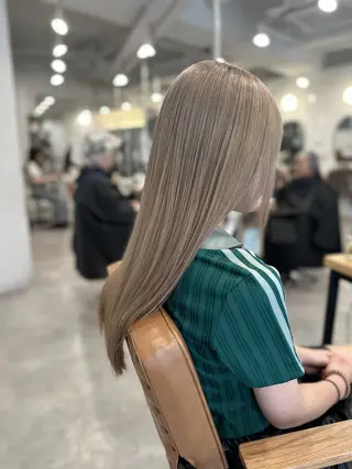 ロング カラー ケアカラーリスト✂️ SHIAN   フジのヘアスタイル