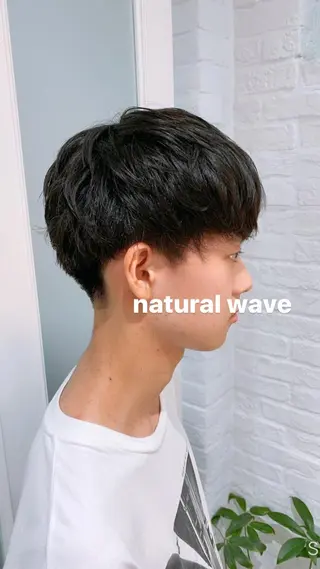 パーマ メンズ 山下恋佳/矢場町/ ブリーチ/ショートのヘアスタイル