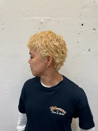 ショート カラー パーマ メンズ 💈メンズ特化💈 TASUKUのヘアスタイル