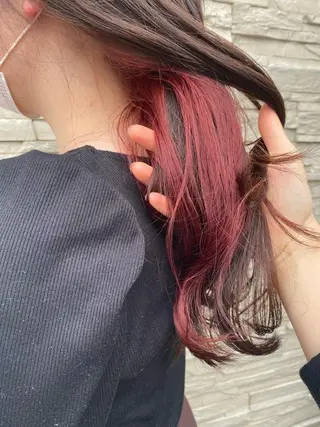 セミロング カラー 透明感カラーブリーチ 🌼シゲモトアヤ🌼のヘアスタイル