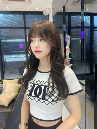 ロング カラー keen 吉祥寺所属・【韓国❤️海外ヘア】 AYAKAのヘアスタイル