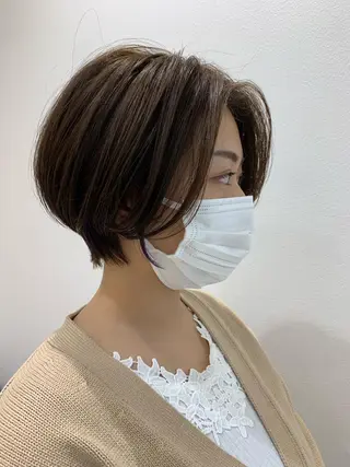 ショート 韓国風/顔周りカット /髪質改善RYOTAのヘアスタイル