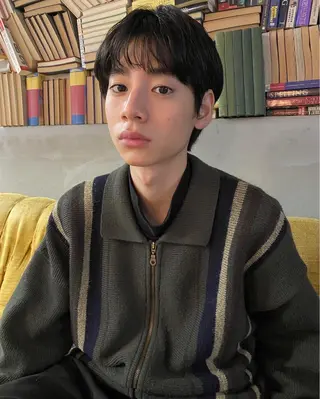 メンズ パーマ、髪質改善 カズマのヘアスタイル