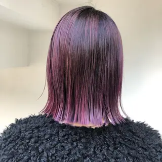 ミディアム カラー ヘアアレンジ BRUNTJET所属・MAEDA MADOKAのヘアスタイル