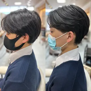 ショート パーマ 髪質改善/縮毛矯正 /ブリーチ矯正/岡部のヘアスタイル