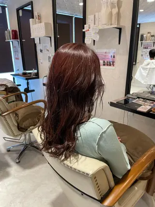 セミロング カラー 本店店長☆ 前原海翔のヘアスタイル