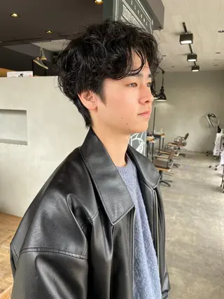 ショート パーマ メンズ メンズ🎱女性も歓迎 ✨🌵榊原崇文🌵のヘアスタイル