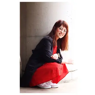 セミロング カラー パーマ ヘアアレンジ メンズ キッズ TopStylist ✂︎ Azumaのヘアスタイル