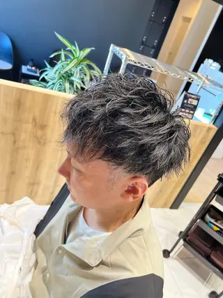 パーマ メンズ ルクール喜多町店 コムロのヘアスタイル