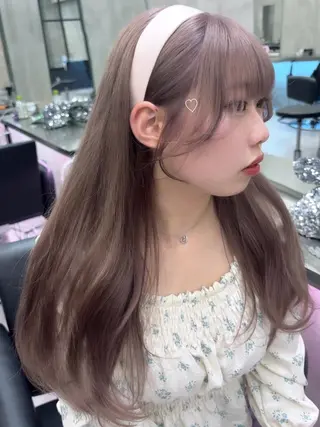 ロング カラー ヘアアレンジ the path sora♡のヘアスタイル