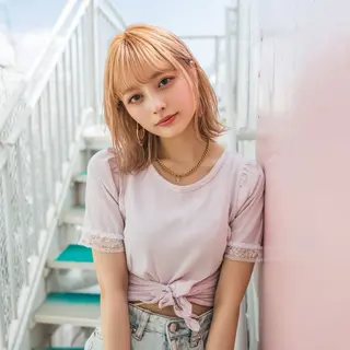 ロング 池袋/ダブルカラー GLADGE🩵のヘアスタイル