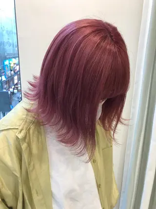 ミディアム レイヤー⭐️カラー ⭐️平川雅史のヘアスタイル