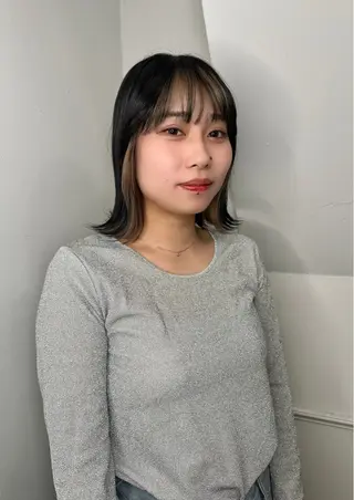 カラー 艶髪カラー/レイヤ ー支持No.1renのヘアスタイル