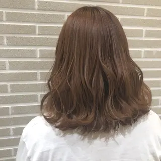 セミロング 植田 菜月のヘアスタイル