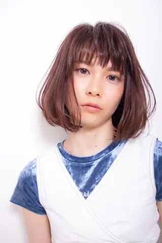 ミディアム カラー RESBORN所属・長岡 大偉のヘアスタイル