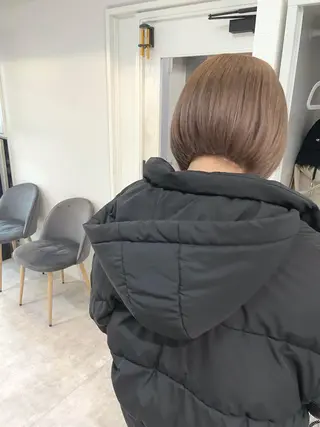 ショート カラー 田中大星 /ボブ 縮毛矯正のヘアスタイル