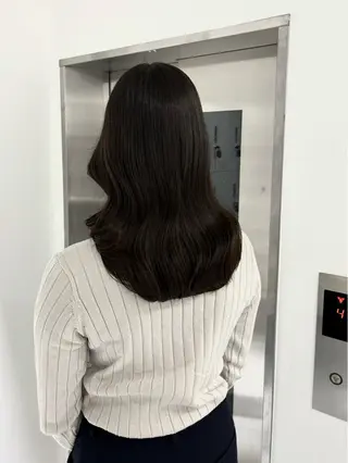 セミロング カラー Beleza Era所属・韓国レイヤー/ 縮毛矯正🎀minaのヘアスタイル