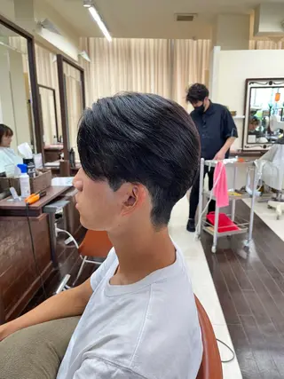 ショート メンズ AROH men's cut&men's perm 船橋店所属・🧊メンズ特化🧊 高木航希のヘアスタイル