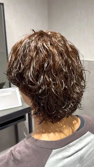 ショート パーマ メンズ メンズパーマ職人 パーマ🔥ritaのヘアスタイル