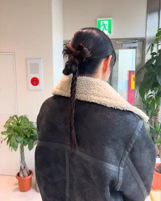 ロング ヘアアレンジ 広島/わかな/ヘア セット/オリーブのヘアスタイル