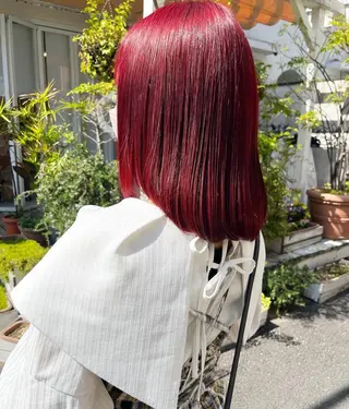 ミディアム カラー ヘアアレンジ 韓国/髪質改善💘 櫻井かれんのヘアスタイル