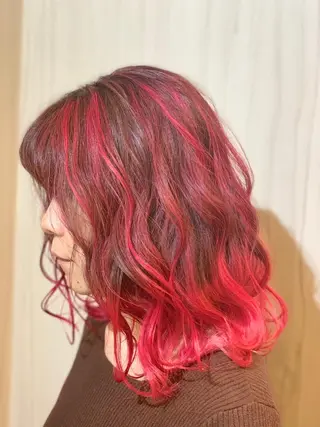 ショート カラー ヘアアレンジ ⭐️柏木皇気ブリーチ ムラ修正/他店直しのヘアスタイル