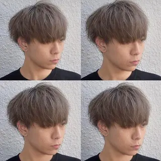 カラー パーマ メンズ 髪質改善🫧ベージュ 椙山 響のヘアスタイル