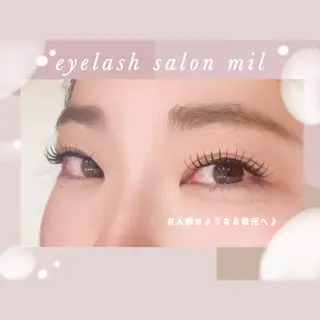 マツエク・マツパ mil❤︎ Kahoのマツエク・マツパデザイン