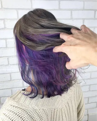 ミディアム カラー パーマ ヘアアレンジ メンズ キッズ ネイル マツエク・マツパ 新宿/髪質改善/ 美髪矯正✨浅江通友のヘアスタイル