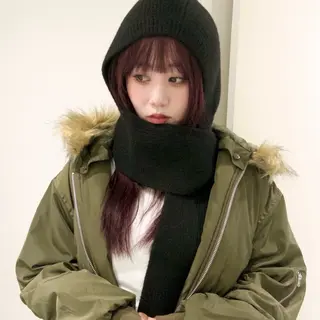 セミロング カラー nonoka/ レイヤー透明感カラーのヘアスタイル