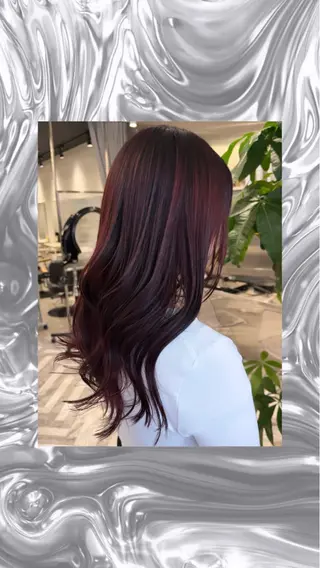 セミロング 🩵yuribou ／カラー／ボブ🩵のヘアスタイル