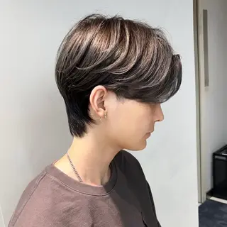 パーマ メンズ 透け感カラー 🌱いわさきのヘアスタイル