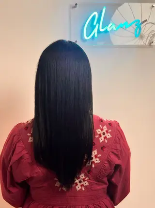 ロング カラー GLANZ 帆乃香のヘアスタイル
