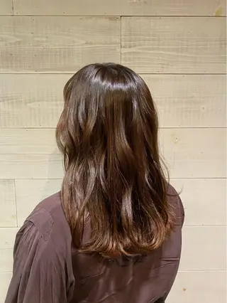 カラー や ぎ /神戸美容室 /顔まわりレイヤーのヘアスタイル