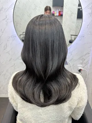 ロング カラー hair salon dot. mooda 韓国風サロン 町田店所属・韓国風ヘア🎀🩶 /♡𝓝𝓸𝓪♡のヘアスタイル