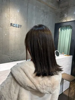 セミロング 関口然 【暖色/寒色カラー】のヘアスタイル