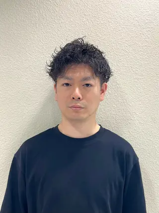 パーマ メンズ 茅ヶ崎パーマ特化/ スパイラル/ハルキのヘアスタイル