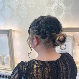 ヘアアレンジ SALOWIN川崎WEST店所属・🌷川崎/アレンジ/ 暖色ボブ/コトネ🌷のヘアスタイル